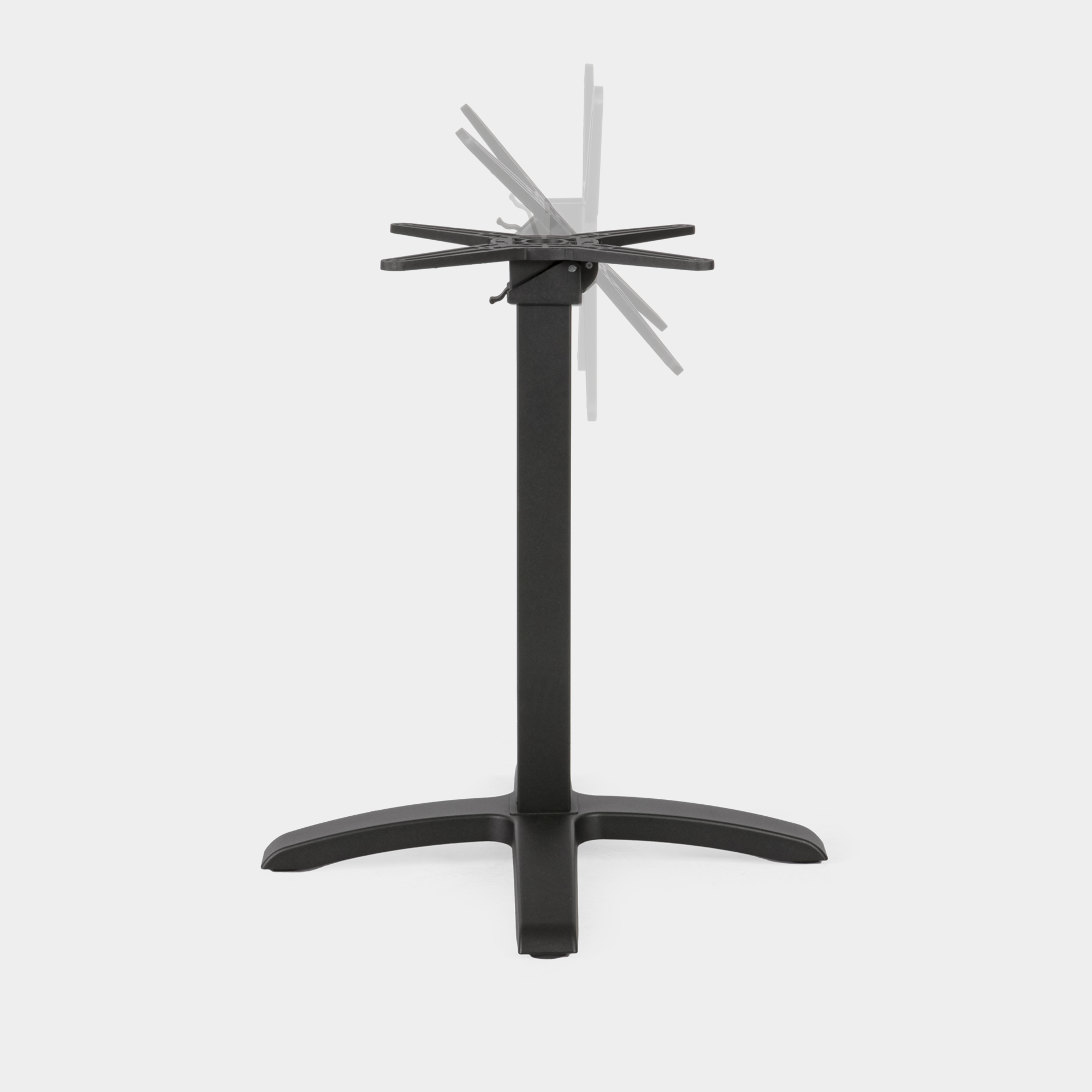 Piètement de table Bistro Pieds de table Pied noir Pliable TK3